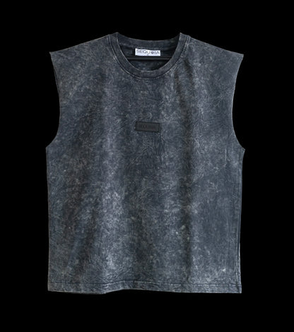Ash-Black Remnants sleeveless tank