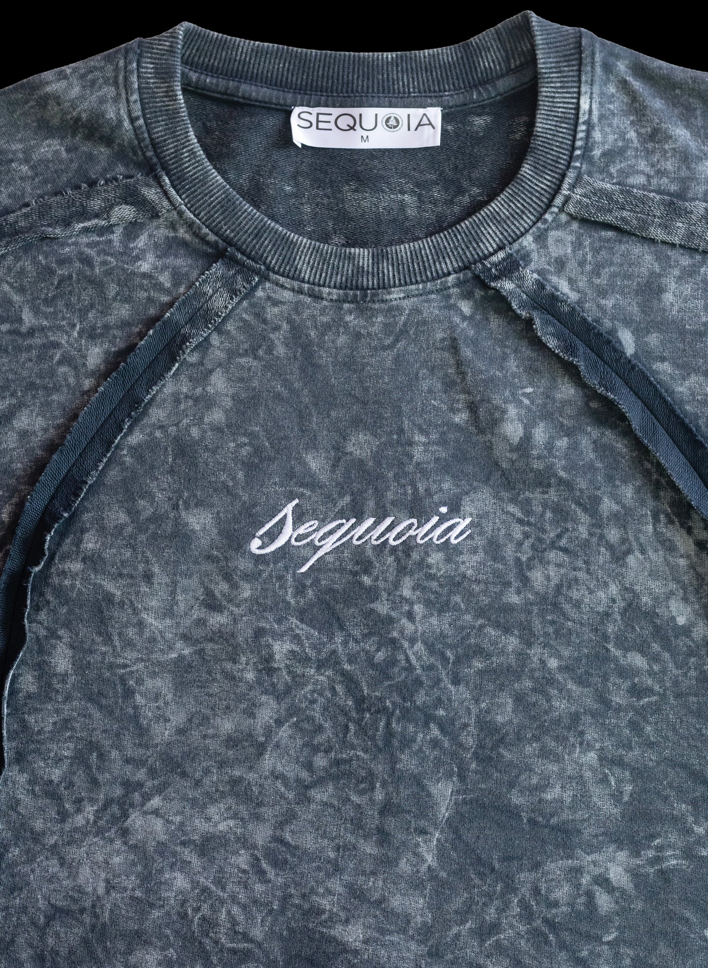 Blue tide rejuvenating exposed seam t-shirt